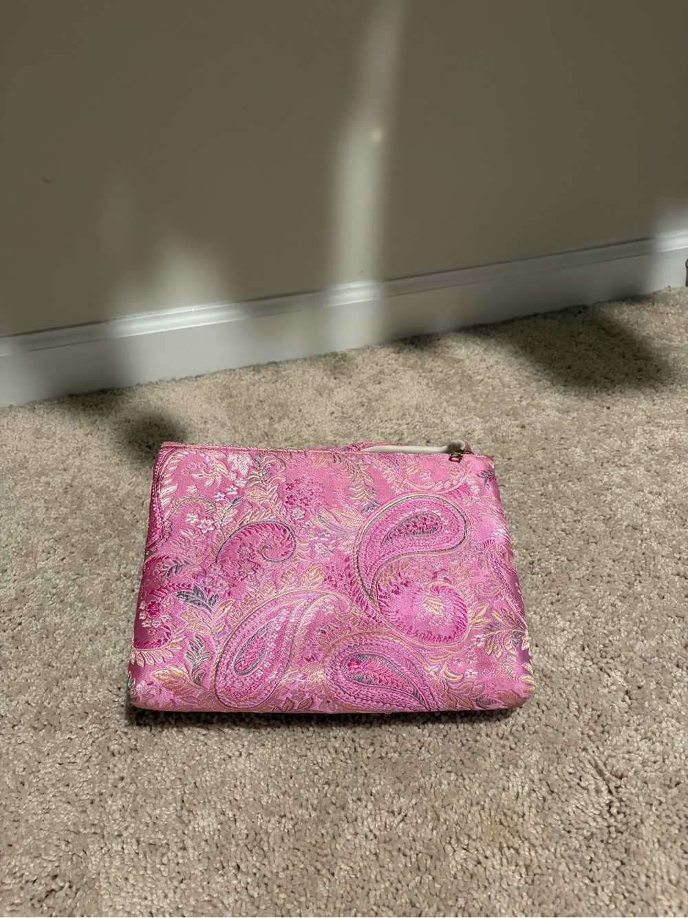 H&M Pink Paisley Women's Sneakers with Matching Zip Pouch - Picture 5 of 6
